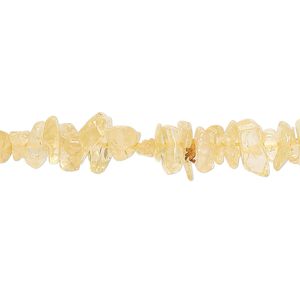 Citrine 1pkg1, chip bead 18 inch small