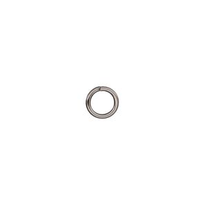 Jump ring 1pkg50 stainless steel, 7mm round, 18 gauge / 5.1mm inside diameter