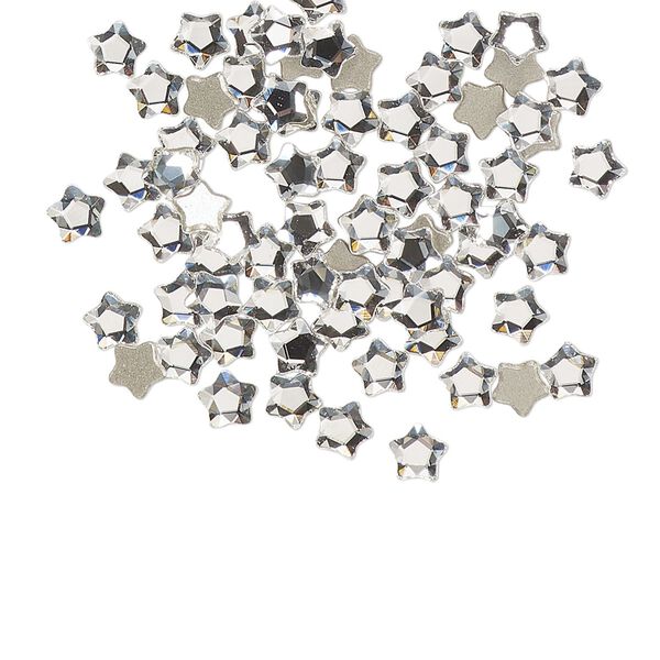 Flat back 720pk crystal foil back, Swarovski&reg; 4mm star flower 2754 image number 0
