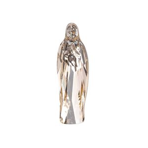 Fancy stone 1pk vintage rose foil back, Crystal Passions&reg; 30x9.5mm Virgin Mary 4973