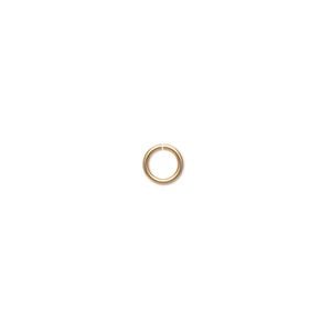 Jump ring 1pkg20 14Kt gold-filled, 5.5mm round, 19 gauge / 3.8mm inside diameter