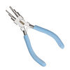 Pliers, Beadalon&reg;, bail making, stainless steel and plastic polymer, pkg/1, pacific blue, 6-1/4 inches. image number 0