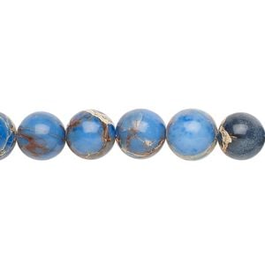 Magnesite 1pkg1, round bead 15.5-16 inch 8mm