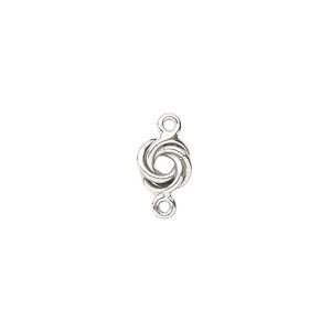 Link, JBB Findings, sterling silver, 7mm circle. Sold individually.