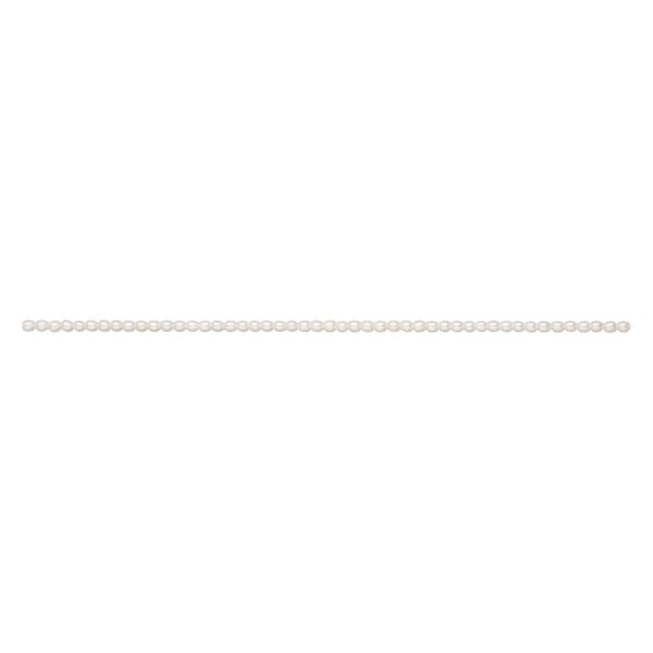 Freshwater pearl 1pkg1, semi-round, 15 inch white 4-5mm cultured image number 1