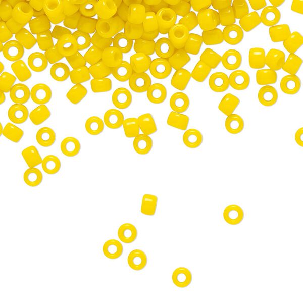 Seed bead, TOHO BEADS&reg;, glass, pkg/50g, #8 round, opaque sunshine (TR-08-42B). image number 0