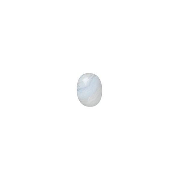 Blue lace agate 1pkg2, calibrated oval cab natural 8x6mm image number 0