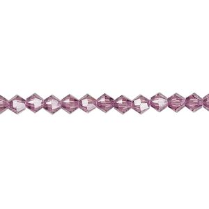 Bead 48pk iris, Crystal Passions&reg; 4mm bicone 5328