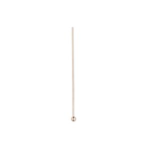 Head pin 1pkg10 14Kt rose gold-filled, 1 inch / 1.5mm ball tip, 24 gauge