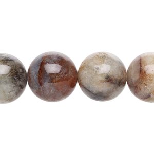 Multi-beryl 1pkg1, round bead 15 inch 13-15mm