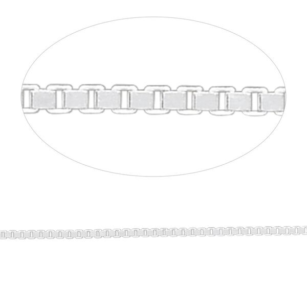 Chain 1pkg1 sterling silver Venetian box, 1.5mm, Gossamer&trade; 50 foot unfinished image number 0