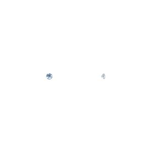 Gem, cubic zirconia, zircon blue, 1.5mm faceted round, Mohs hardness 8-1/2. Sold per pkg of 10.