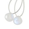 Rainbow moonstone 1pkg2, hand-cut top-drilled puffed teardrop bead natural 14x14mm image number 0