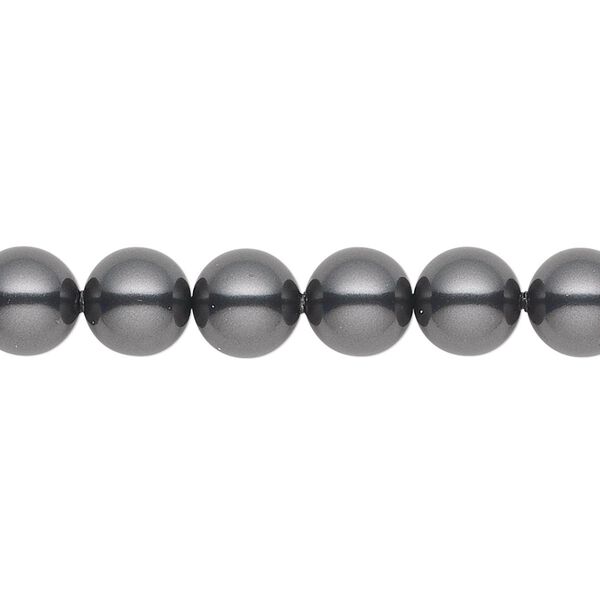 Pearl 250pk black, Swarovski&reg; 8mm round 5810 image number 0