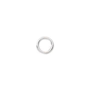 Jump ring 1pkg20 sterling silver-filled, 8mm soldered closed round, 18 gauge / 6.2mm inside diameter