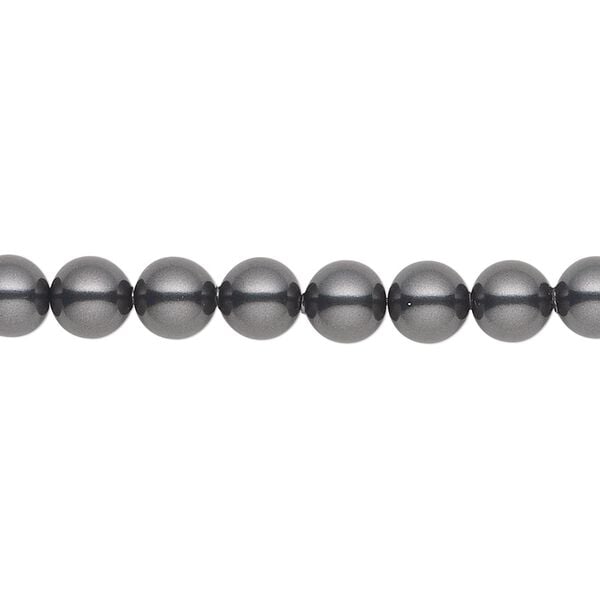Pearl 500pk black, Swarovski&reg; 6mm round 5810 image number 0