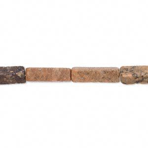 Feldspar 1pkg1, matte square tube bead natural 15.5-16 inch 12x4mm-13x4mm