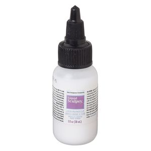 Liquid polymer clay 1pkg1, 1-fluid ounce transparent clear Liquid Sculpey&reg;