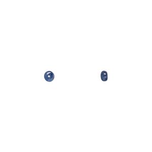 Blue sapphire 1pkg1, hand-cut rondelle bead 3x1mm-4x2mm