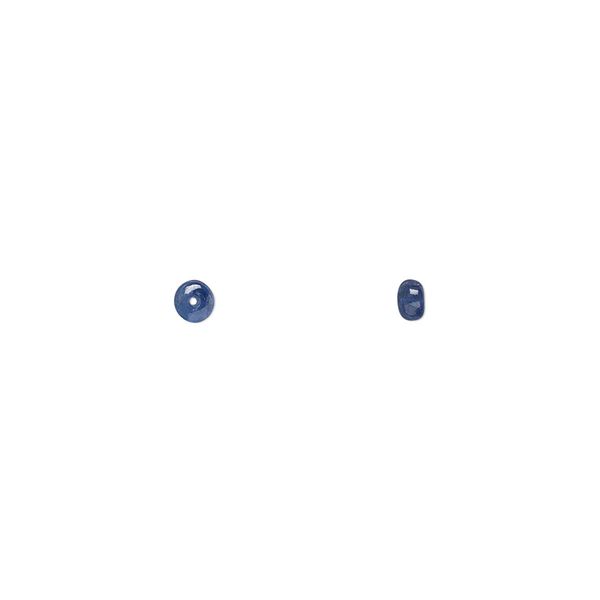 Blue sapphire 1pkg1, hand-cut rondelle bead 3x1mm-4x2mm image number 0