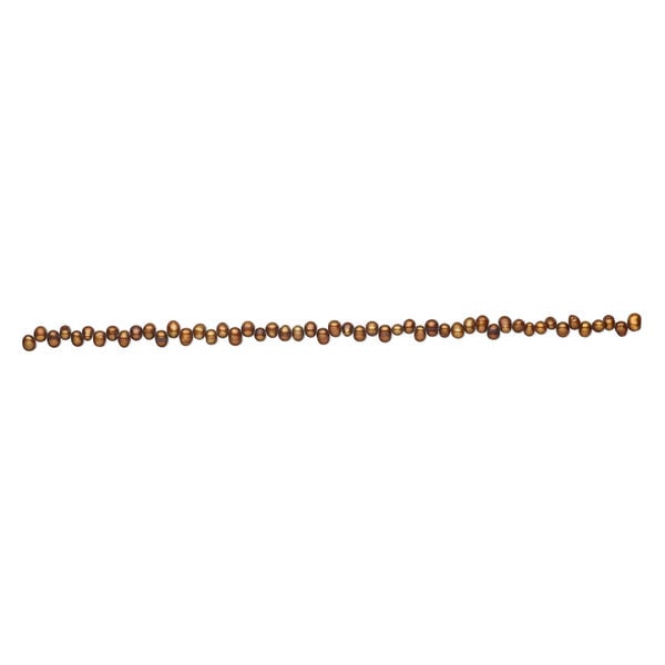 Freshwater pearl 1pkg1, top-drilled rice, 14 inch dark copper 5x5mm-7x5mm cultured image number 1