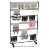 Display, earring, steel, black, 14 x 9-1/2 x 3-1/4 inches. Sold individually. image number 1