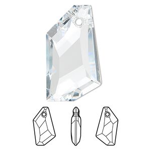 Focal 6pk crystal, Swarovski&reg; 50x30mm pendant de-art 6670
