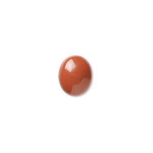 Red jasper 1pkg10, calibrated oval cab natural 12x10mm
