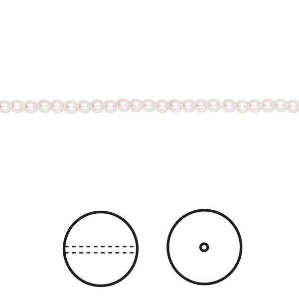 Pearl 1000pk rosaline, Swarovski&reg; 2mm round 5810 image number 0
