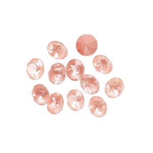 Chaton 12pk crystal flamingo ignite, Crystal Passions&reg; 6.14-6.32mm round SS29 1088