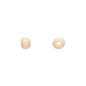 Bead, sugar maple (coated), natural, 6x5mm hand-cut rondelle. Sold per pkg of 450-500.