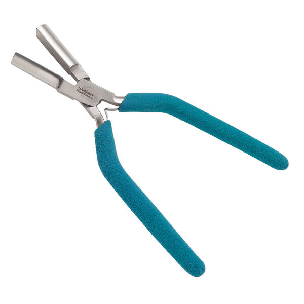 Pliers, Wubbers&reg; Designer Mandrel, pkg/1, large half-round mandrel, steel and rubber, 7 inches. image number 0