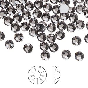 Flat back 1pkg1440, lilac ash foil back Preciosa MAXIMA Czech crystal rhinestone 4.6-4.8mm chaton rose round SS20