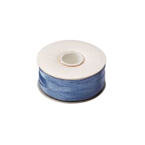 Thread, Nymo&reg;, nylon, royal blue, size O. Sold per 90-yard bobbin.