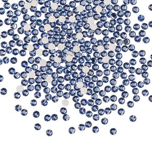 Flat back 1440pk blue violet foil back, Preciosa MAXIMA Czech crystal hotfix rhinestone 1.9-2.1mm chaton rose round SS6