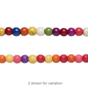 Magnesite 1pkg1, round bead 15.5-16 inch 4mm