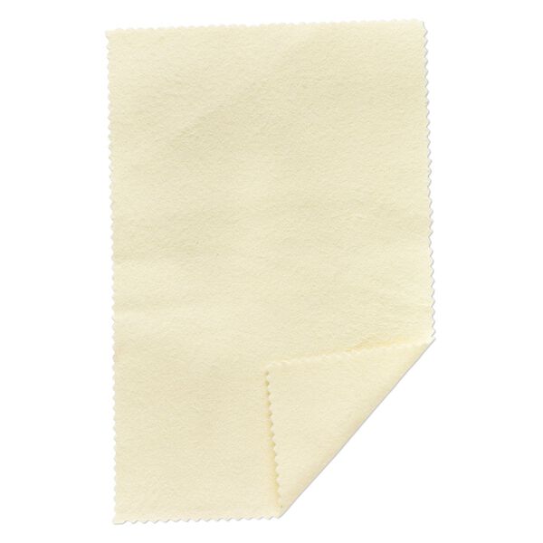 Polishing cloth 1pkg1, Sunshine&reg;, light yellow, 7-1/2 x 5-inch rectangle. image number 0