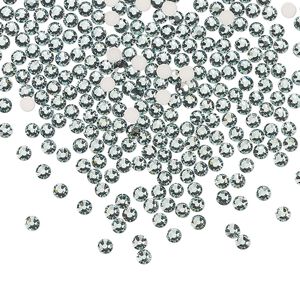 Flat back 1440pk smoked sapphire foil back, Preciosa MAXIMA Czech crystal rhinestone 2.1-2.3mm chaton rose round SS7