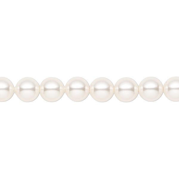 Pearl 500pk white, Swarovski&reg; 6mm round 5810 image number 0