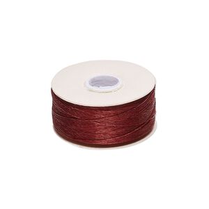 Thread, Nymo&reg;, nylon, maroon, size D. Sold per 64 yard bobbin.