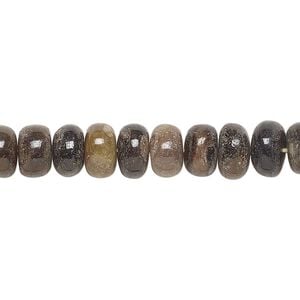 Multi-sapphire 1pkg1, hand-cut rondelle bead 14 inch 8x4mm-8x6mm