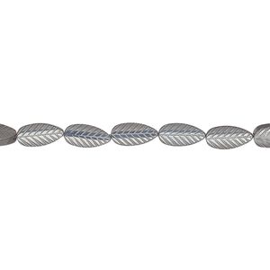 Hemalyke&trade; 1pkg1, leaf bead 15.5-16 inch 7x4mm