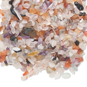 Multi-gemstone 1pkg50g, undrilled inlay chip mini
