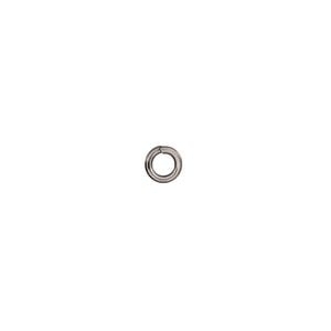 Jump ring 1pkg50 stainless steel, 5mm round, 18 gauge / 3mm inside diameter