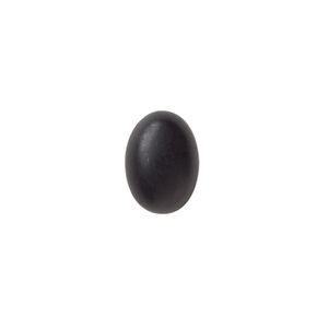 Black onyx 1pkg6, calibrated matte oval cab 14x10mm