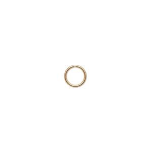 Jump ring 1pkg20 14Kt gold-filled, 6.5mm round, 20 gauge / 5mm inside diameter