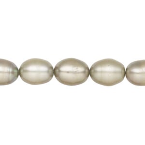 Freshwater pearl 1pkg1, rice, 15 inch moss 8-9mm cultured