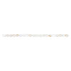 Mother-of-pearl shell 1pkg1, flat oval bead 15 inch 12x10mm image number 1