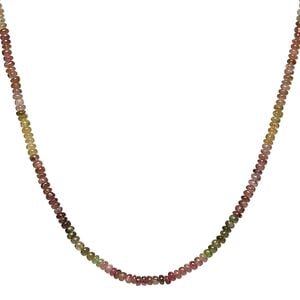 Multi-tourmaline 1pkg1, hand-cut rondelle bead natural 13 inch 3x1mm-4x3mm