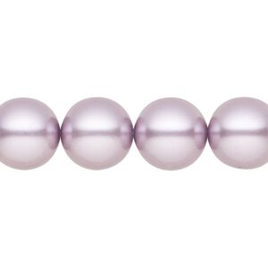 Pearl 30pk lavender, Preciosa Czech crystal 12mm round